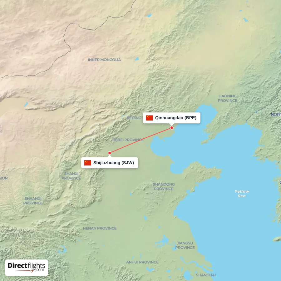 BPE - SJW route map
