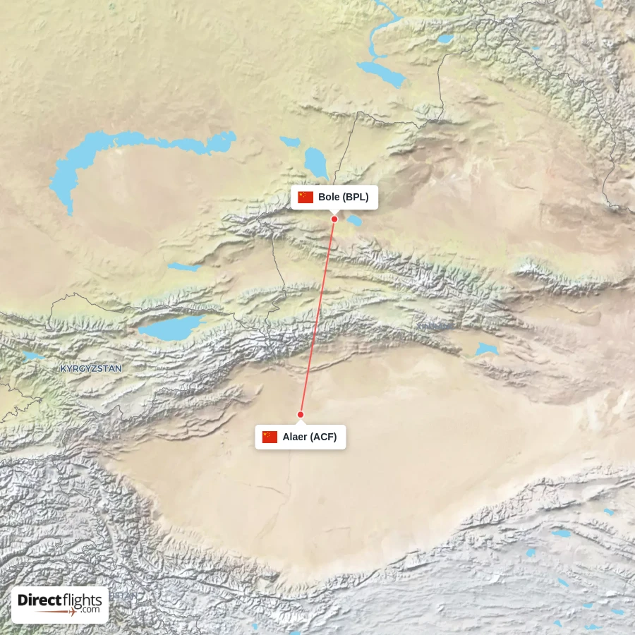 BPL - ACF route map