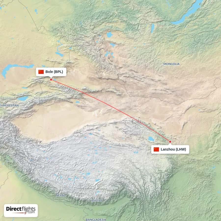 BPL - LHW route map