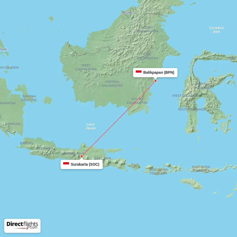 BPN - SOC route map