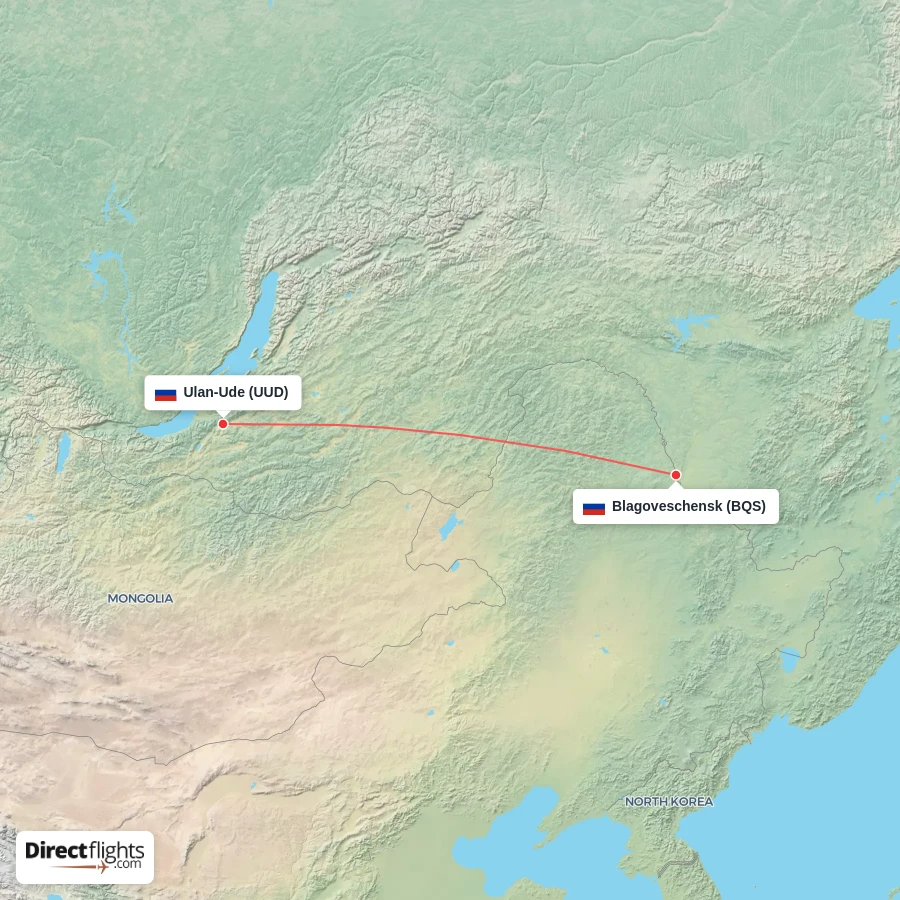 BQS - UUD route map