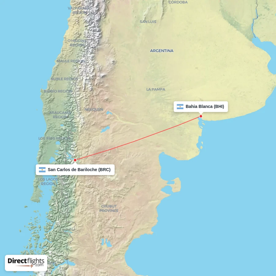 BRC - BHI route map