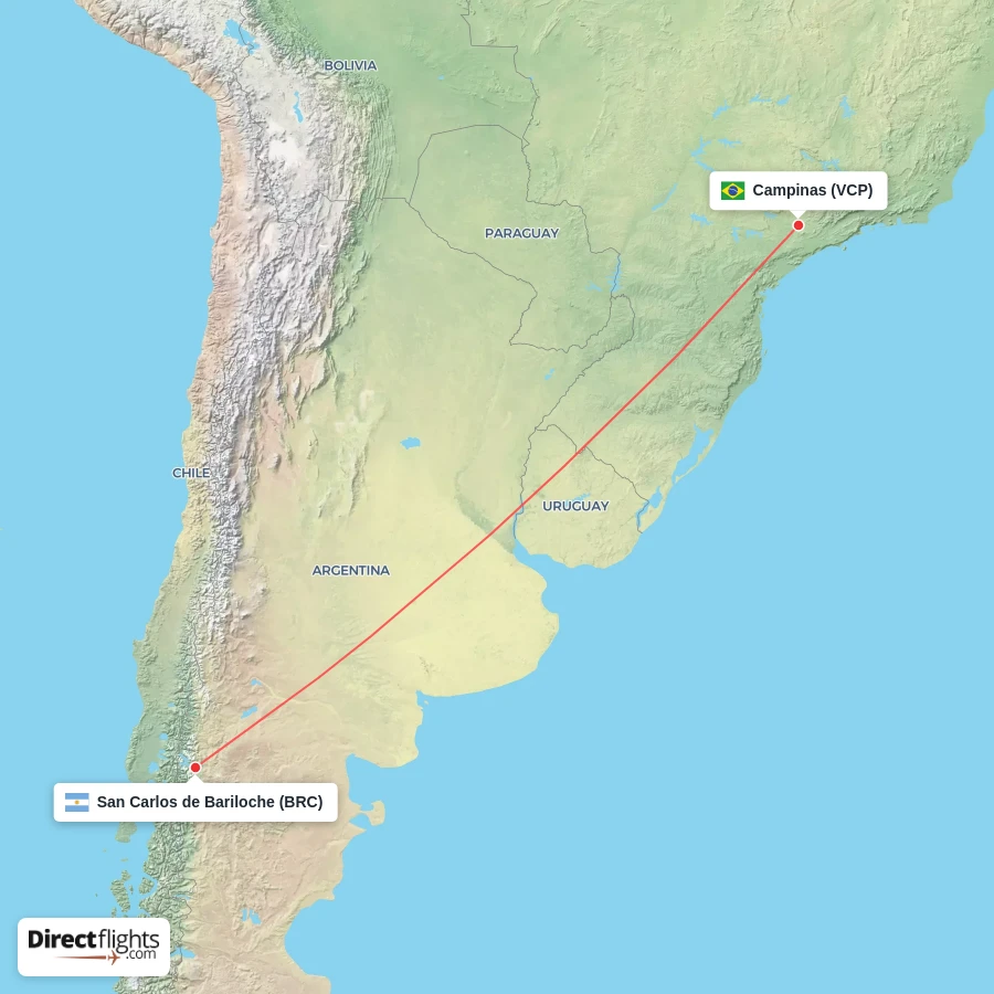 BRC - VCP route map