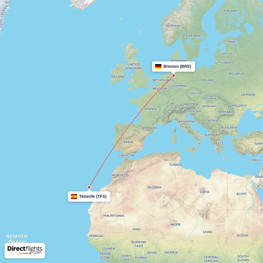 BRE - TFS route map