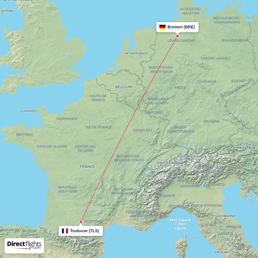 BRE - TLS route map