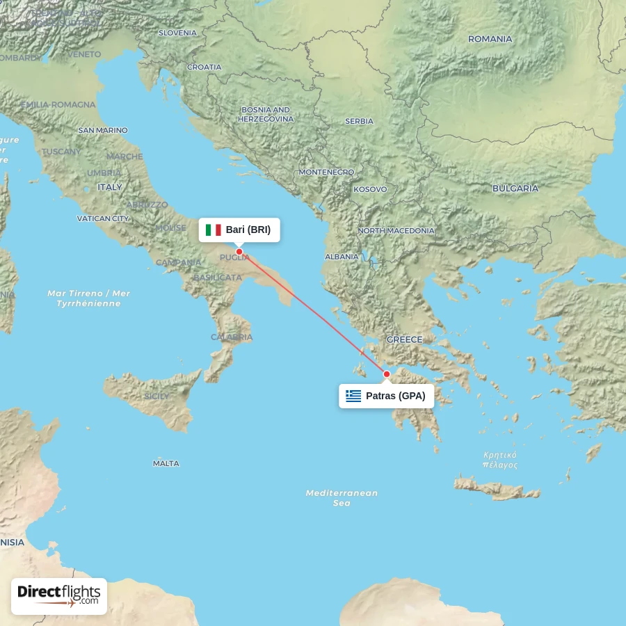 BRI - GPA route map