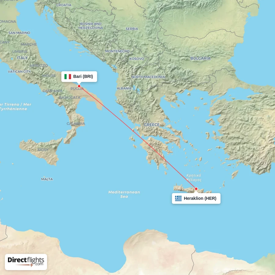 BRI - HER route map