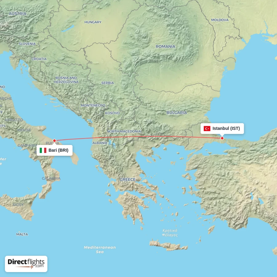BRI - IST route map