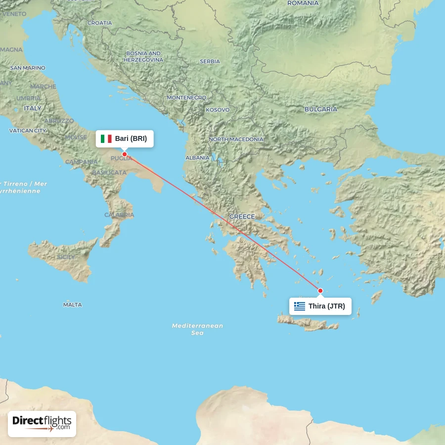 BRI - JTR route map