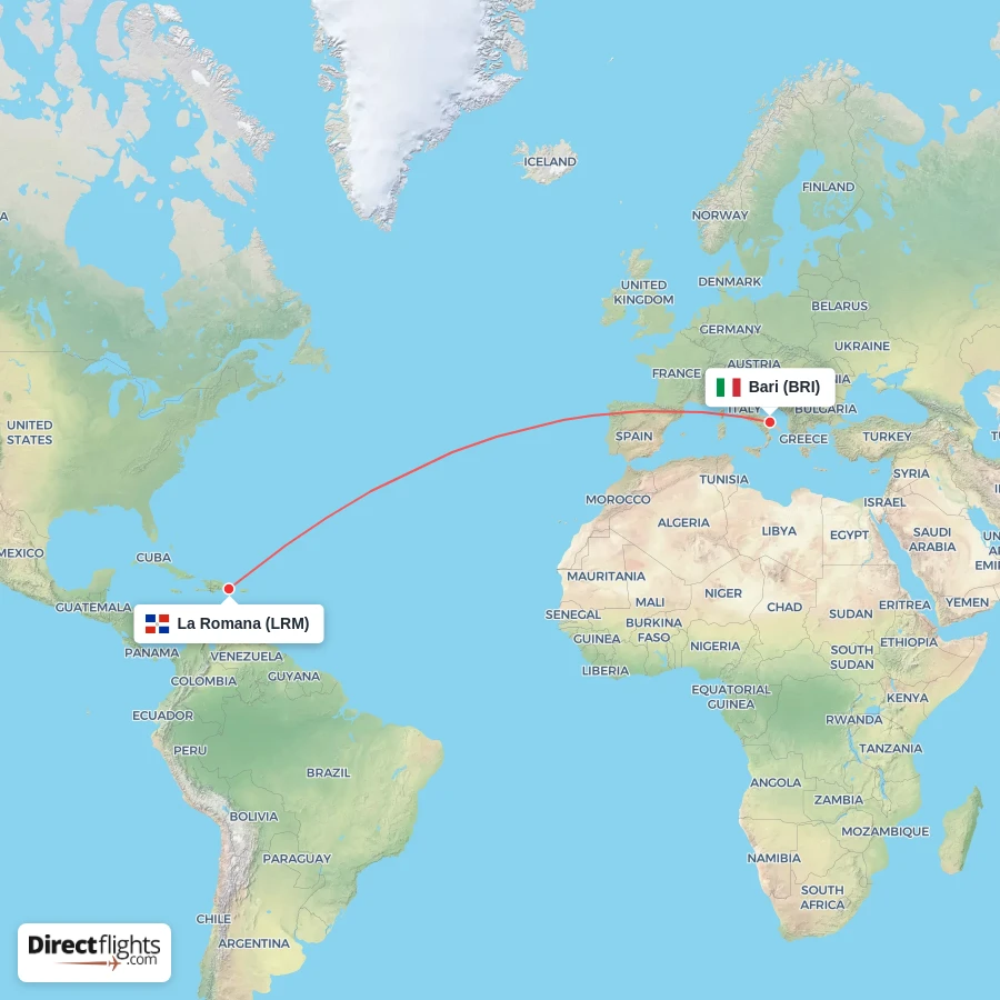 BRI - LRM route map