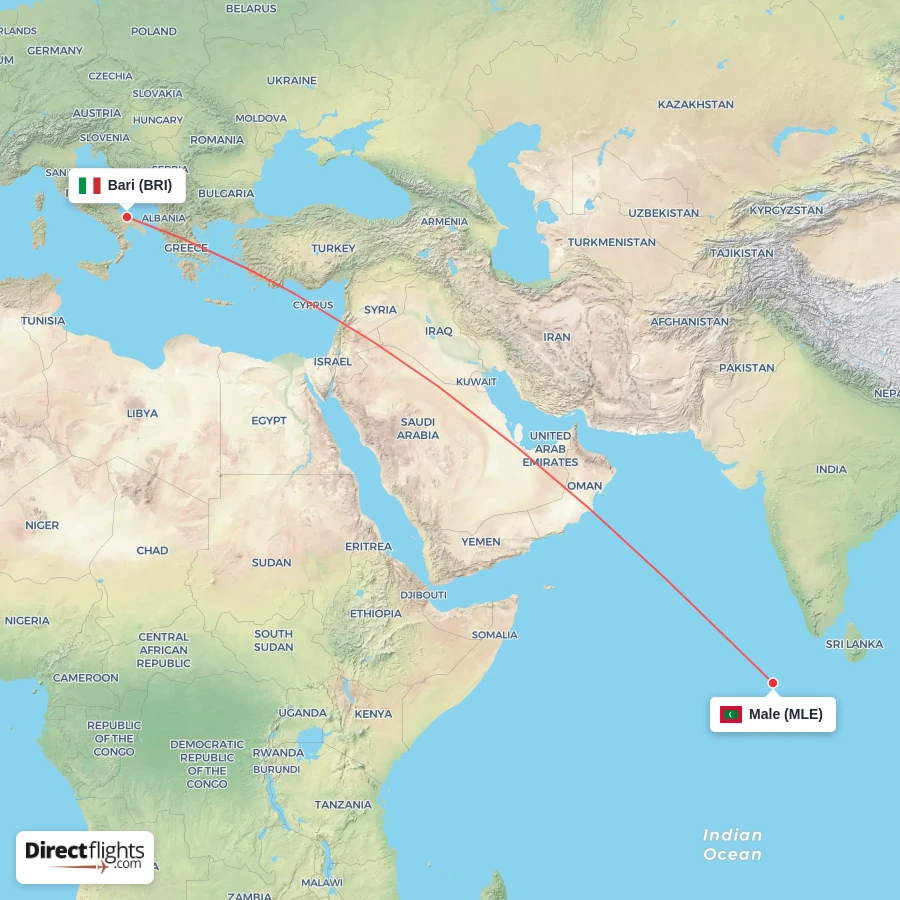 BRI - MLE route map