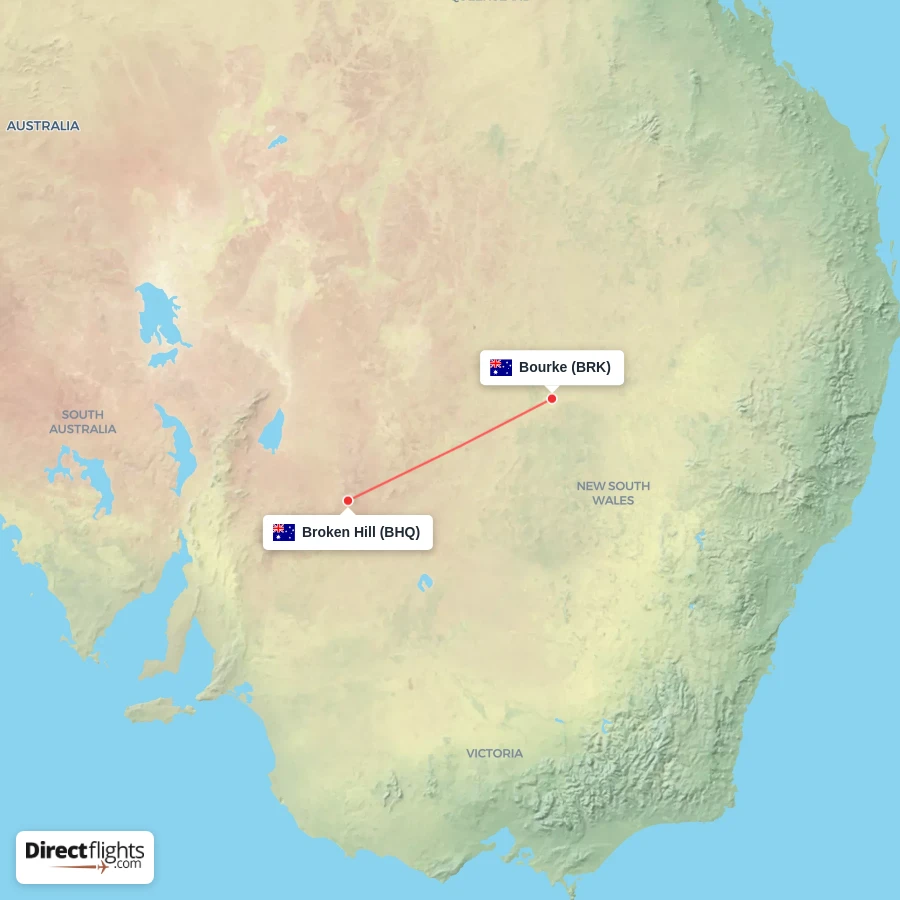 BRK - BHQ route map