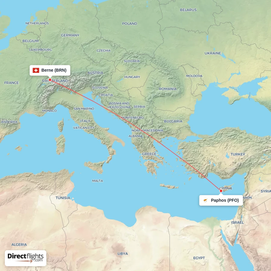 BRN - PFO route map