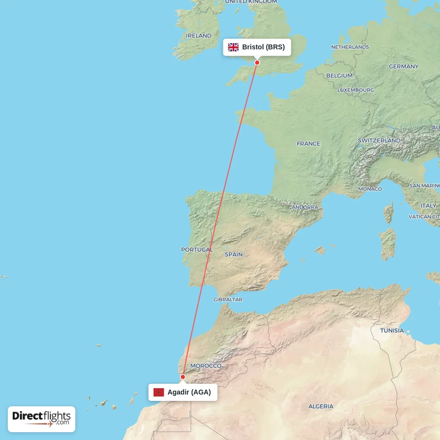 BRS - AGA route map