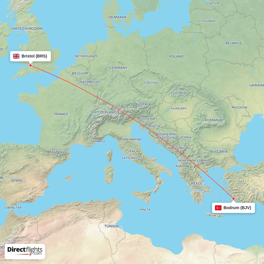 BRS - BJV route map