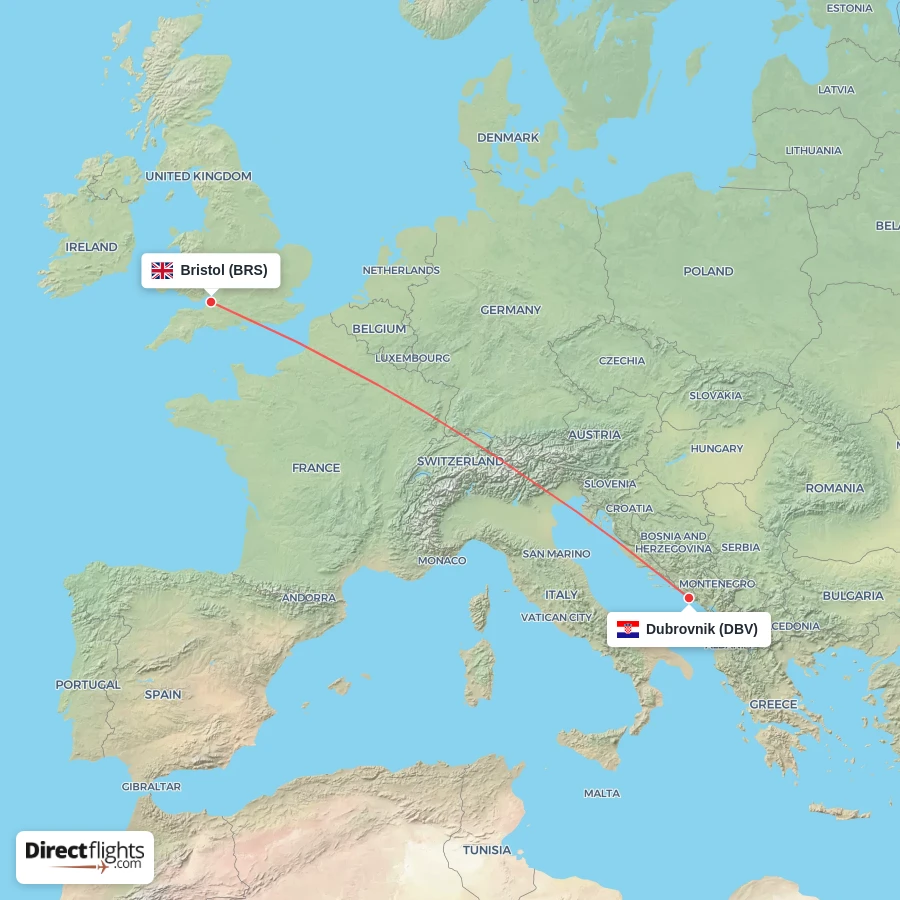 BRS - DBV route map