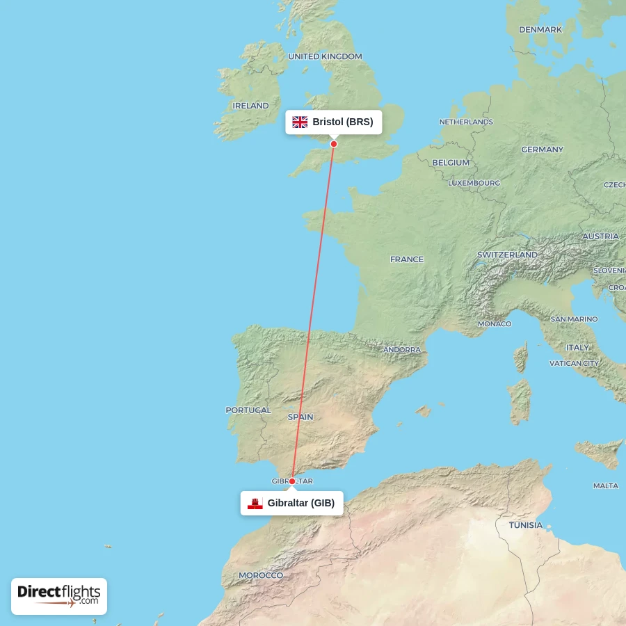 BRS - GIB route map