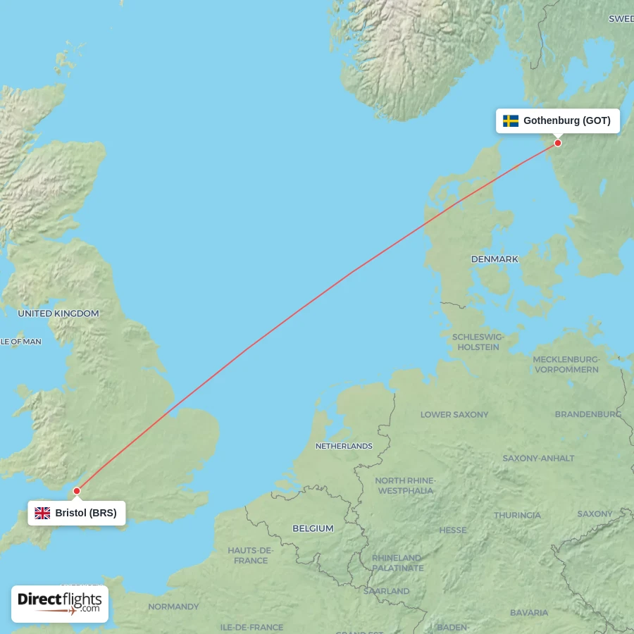 BRS - GOT route map