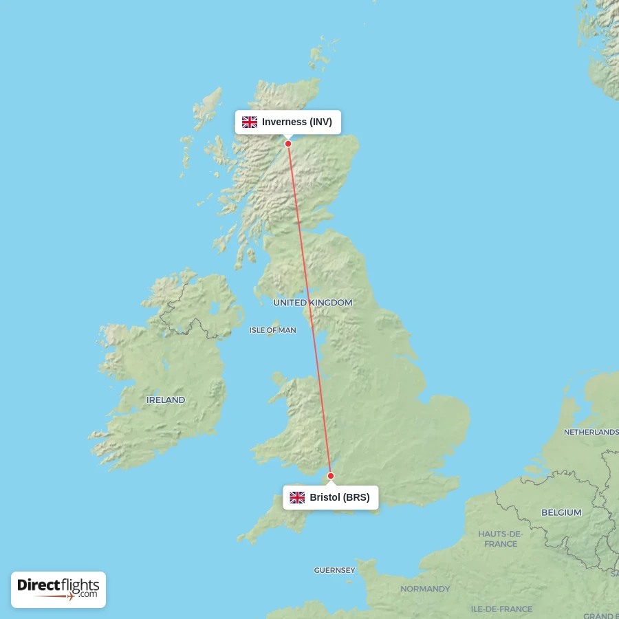 BRS - INV route map
