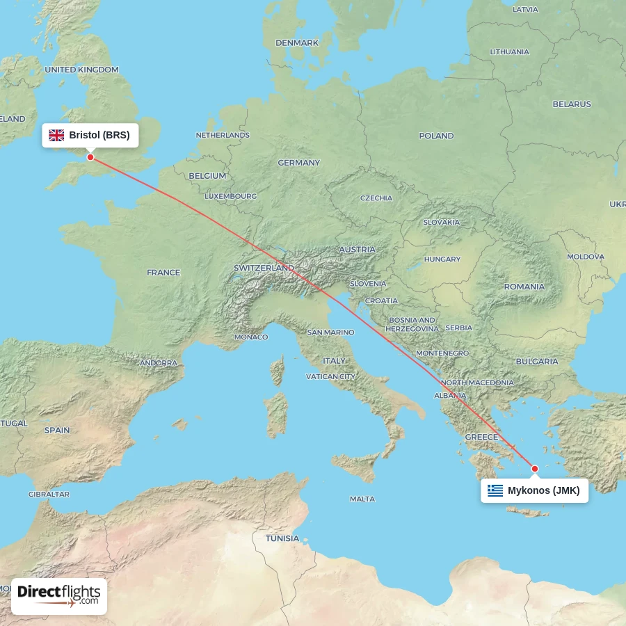 BRS - JMK route map