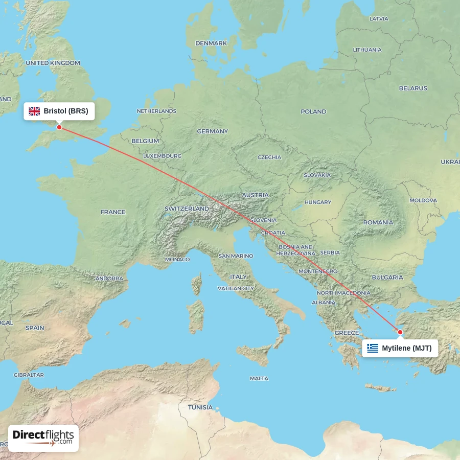 BRS - MJT route map