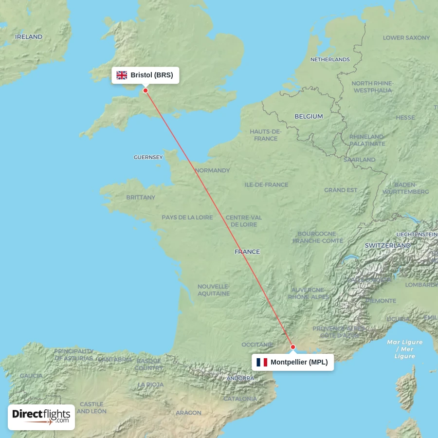 BRS - MPL route map