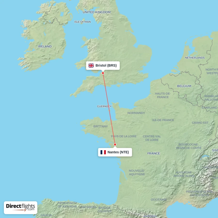 BRS - NTE route map