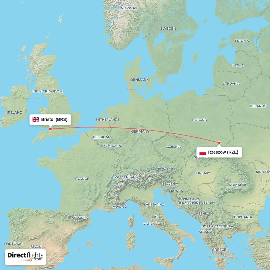 BRS - RZE route map