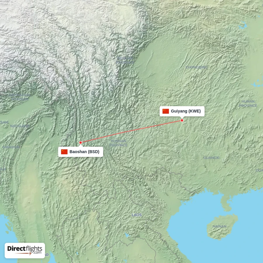 BSD - KWE route map