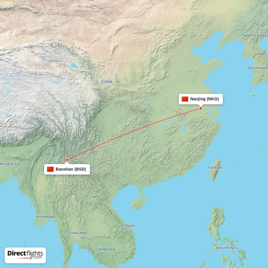 BSD - NKG route map
