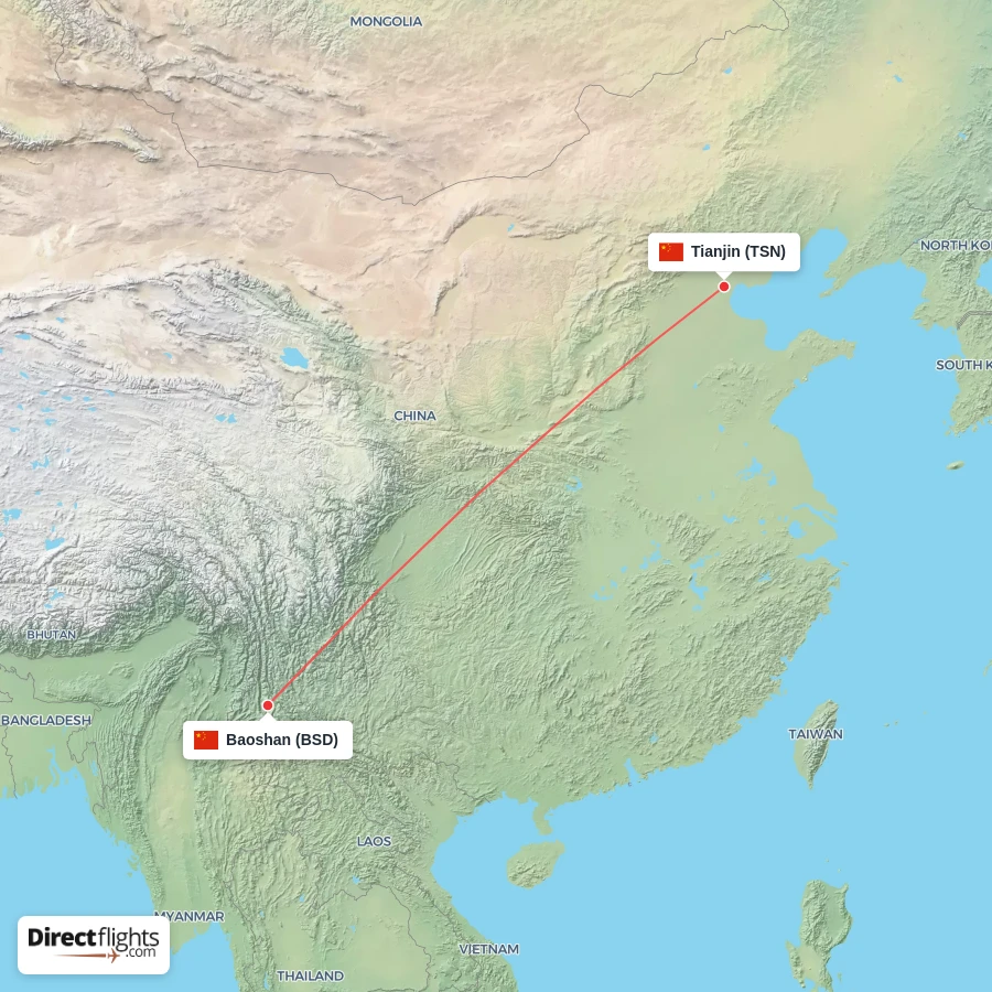 BSD - TSN route map