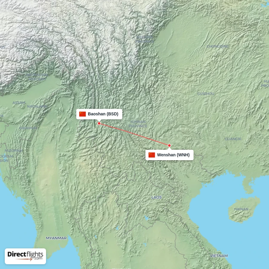BSD - WNH route map
