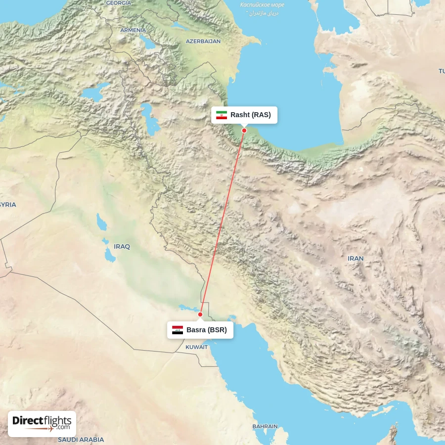 BSR - RAS route map