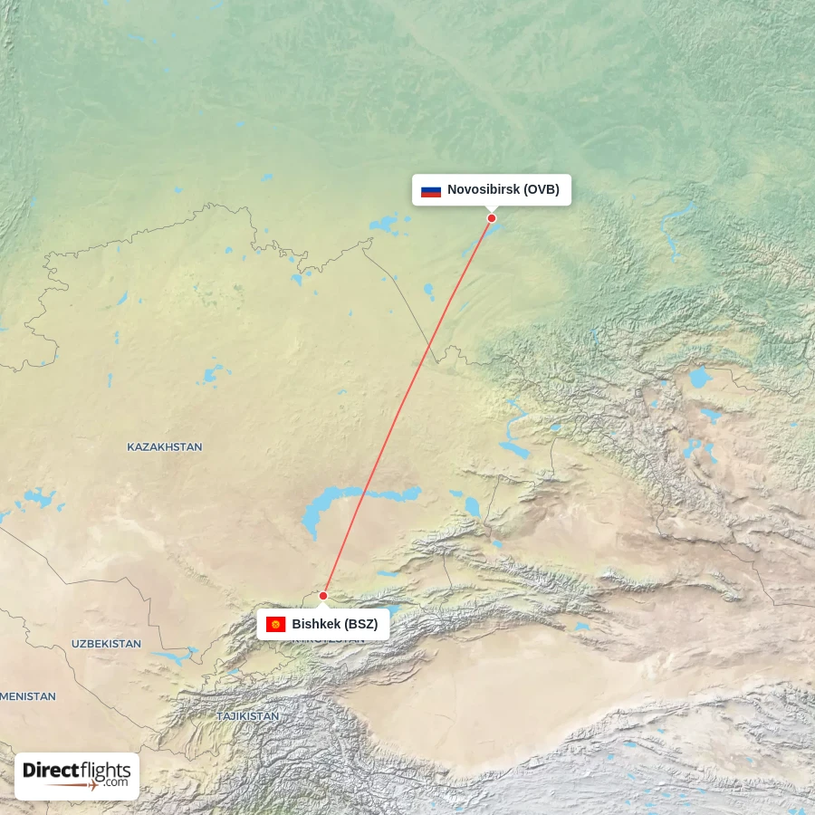 BSZ - OVB route map