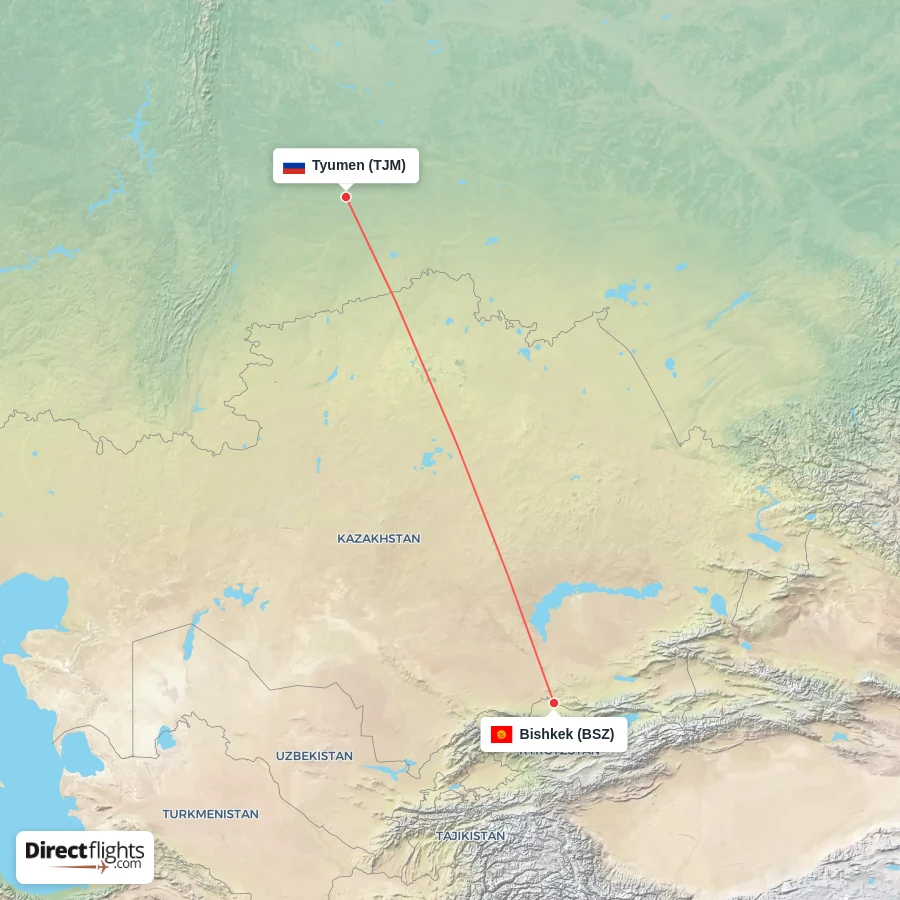 BSZ - TJM route map