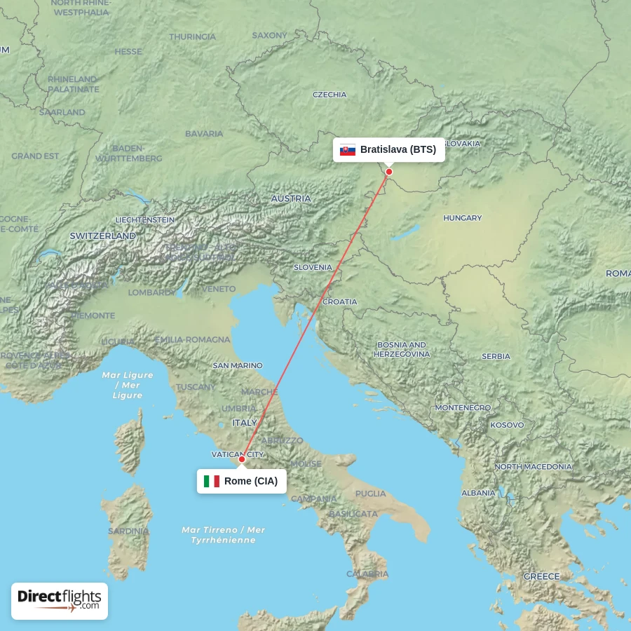 BTS - CIA route map