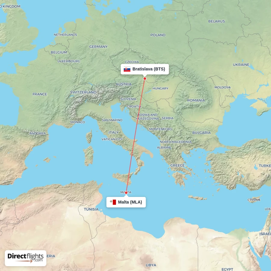 BTS - MLA route map