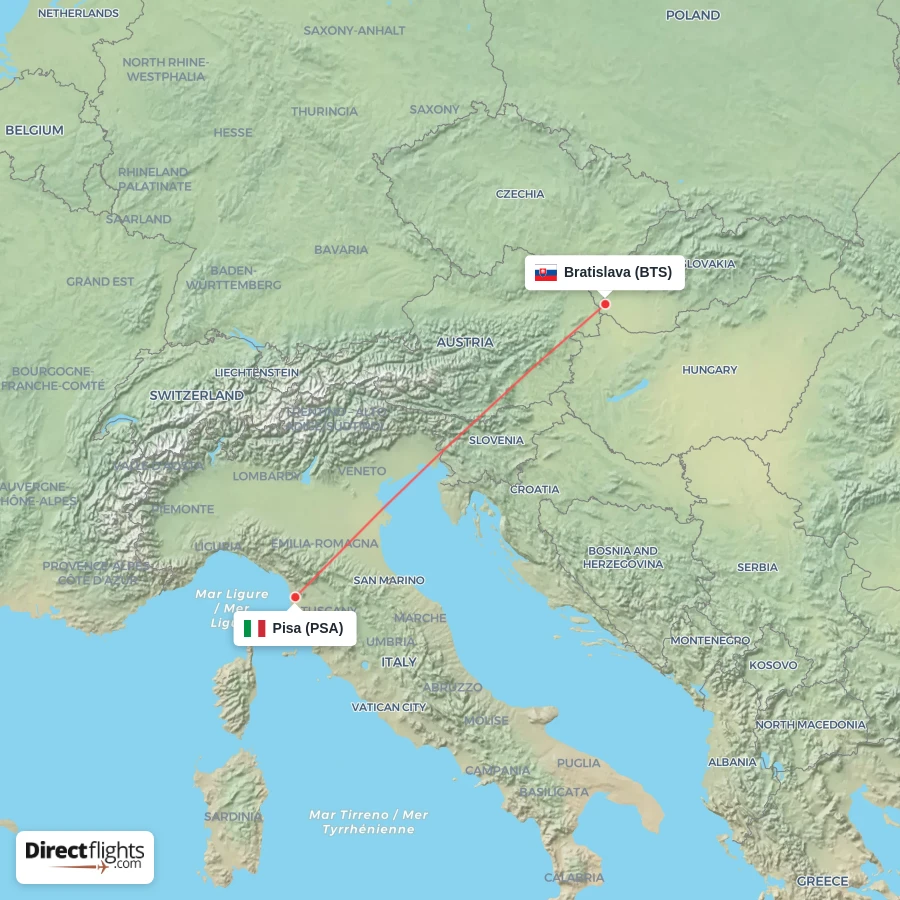 BTS - PSA route map