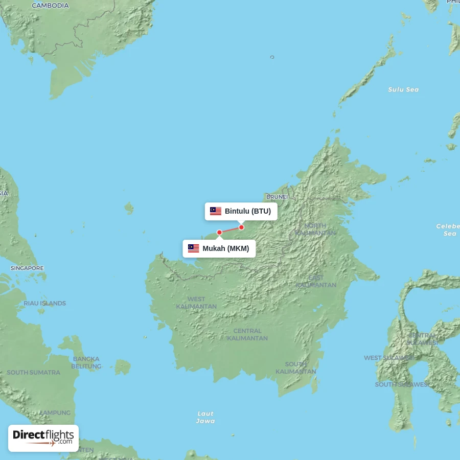 BTU - MKM route map