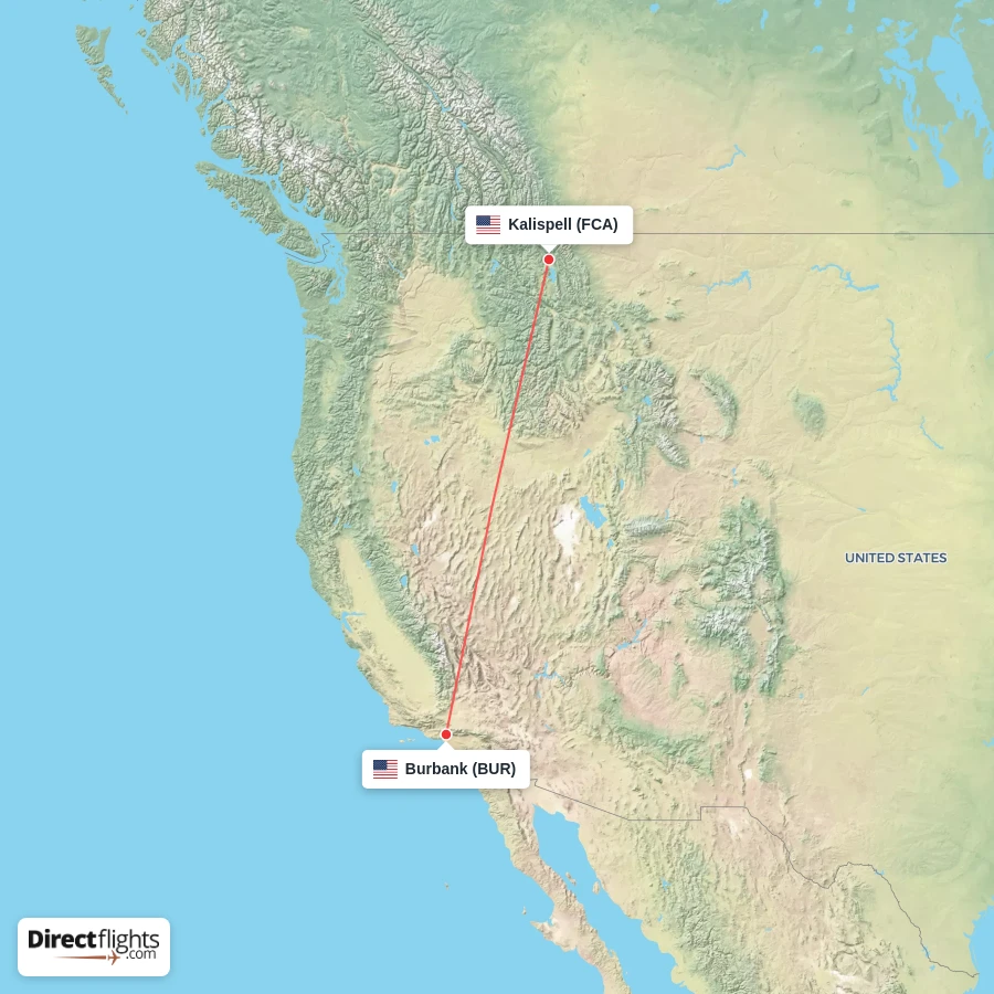 BUR - FCA route map