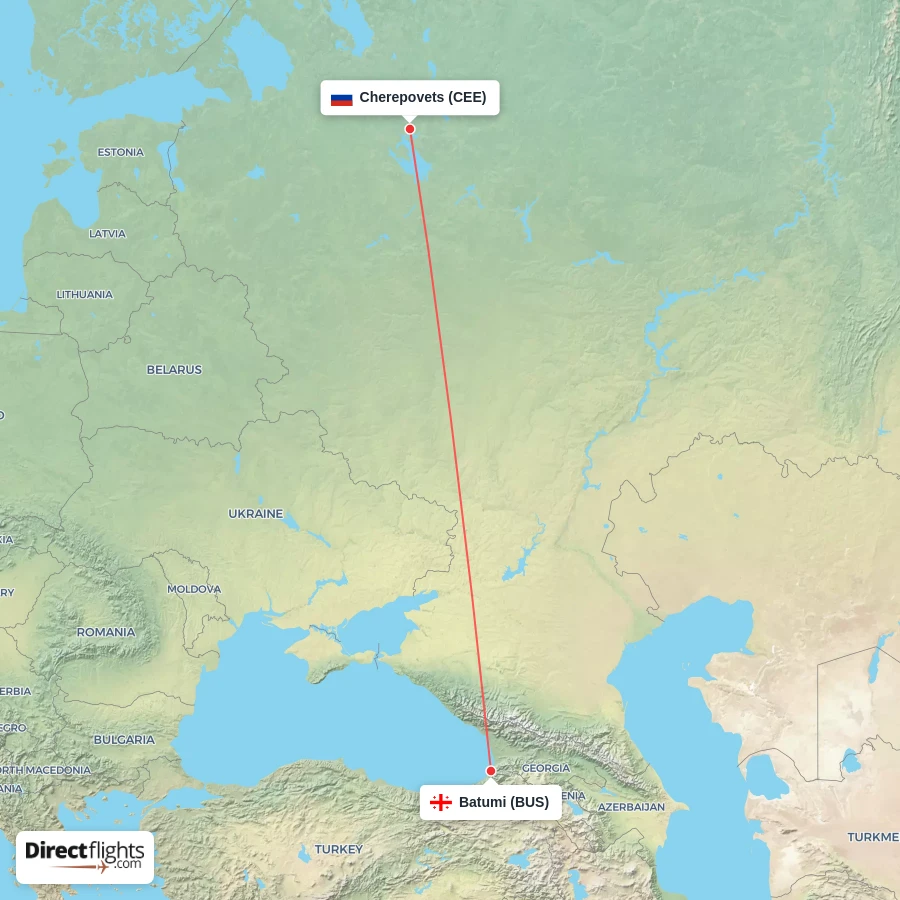 BUS - CEE route map