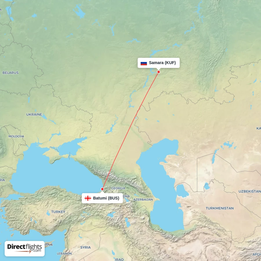BUS - KUF route map