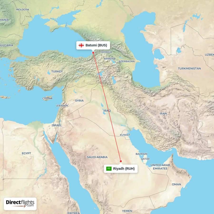 BUS - RUH route map