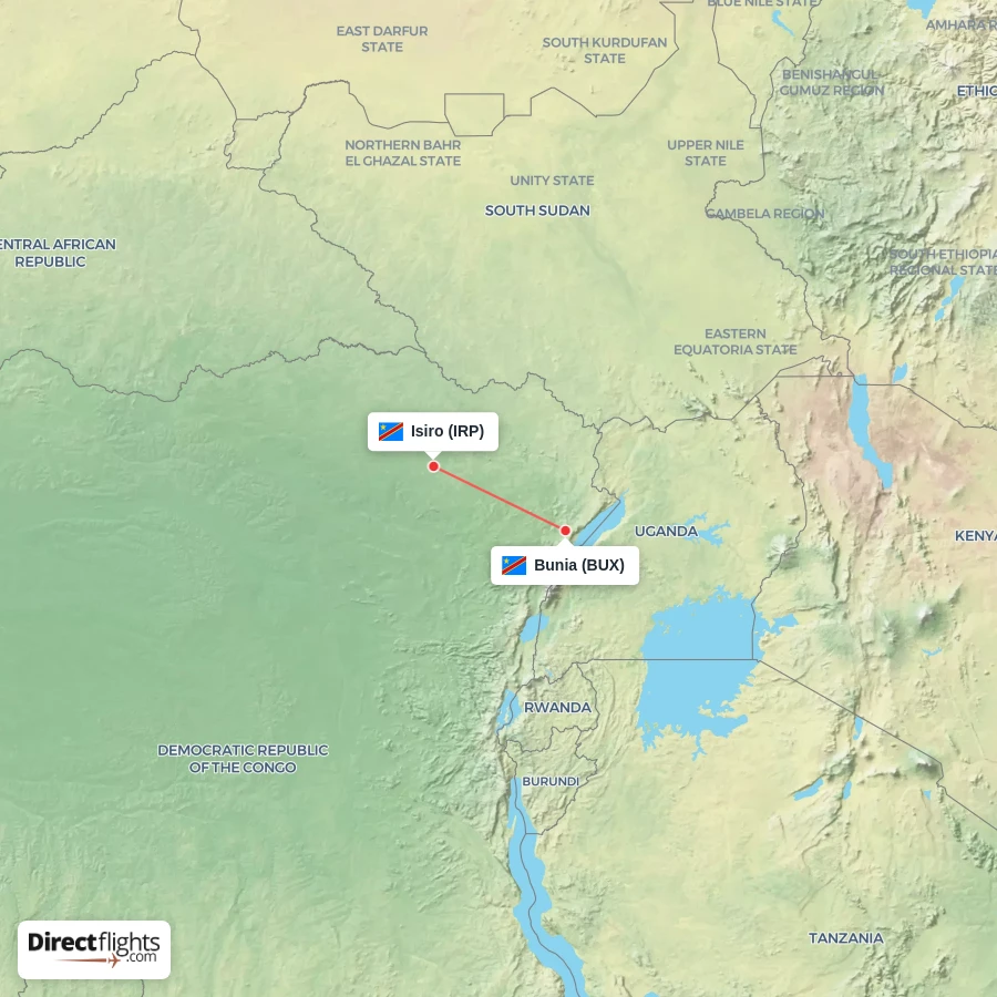 BUX - IRP route map