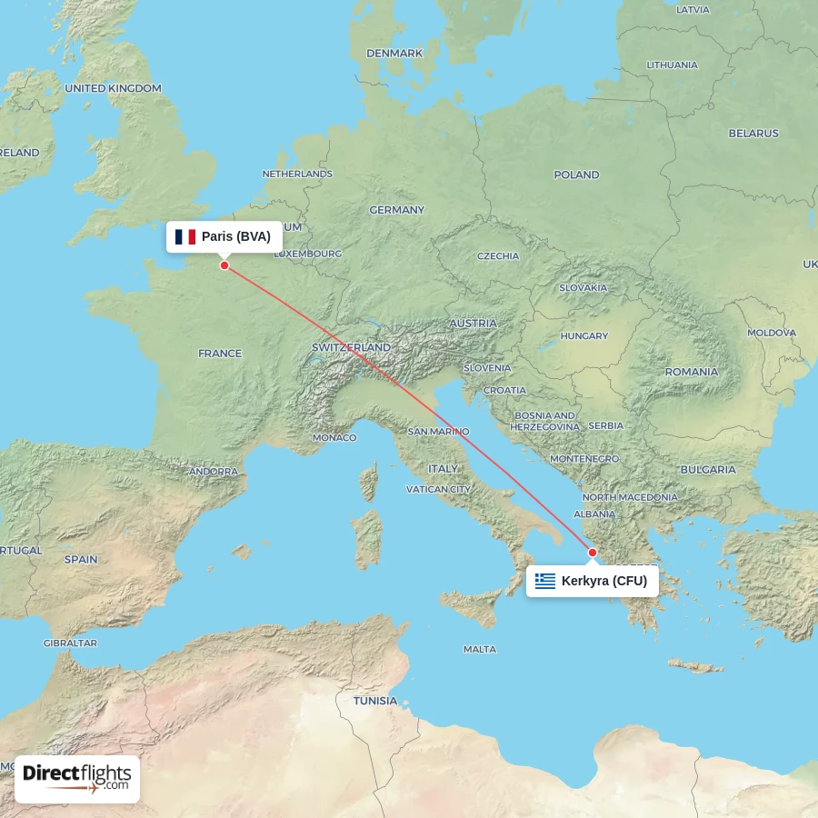 BVA - CFU route map