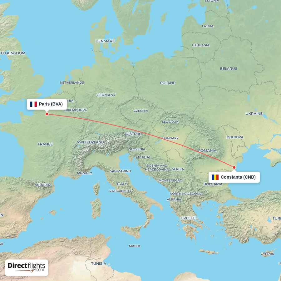 BVA - CND route map