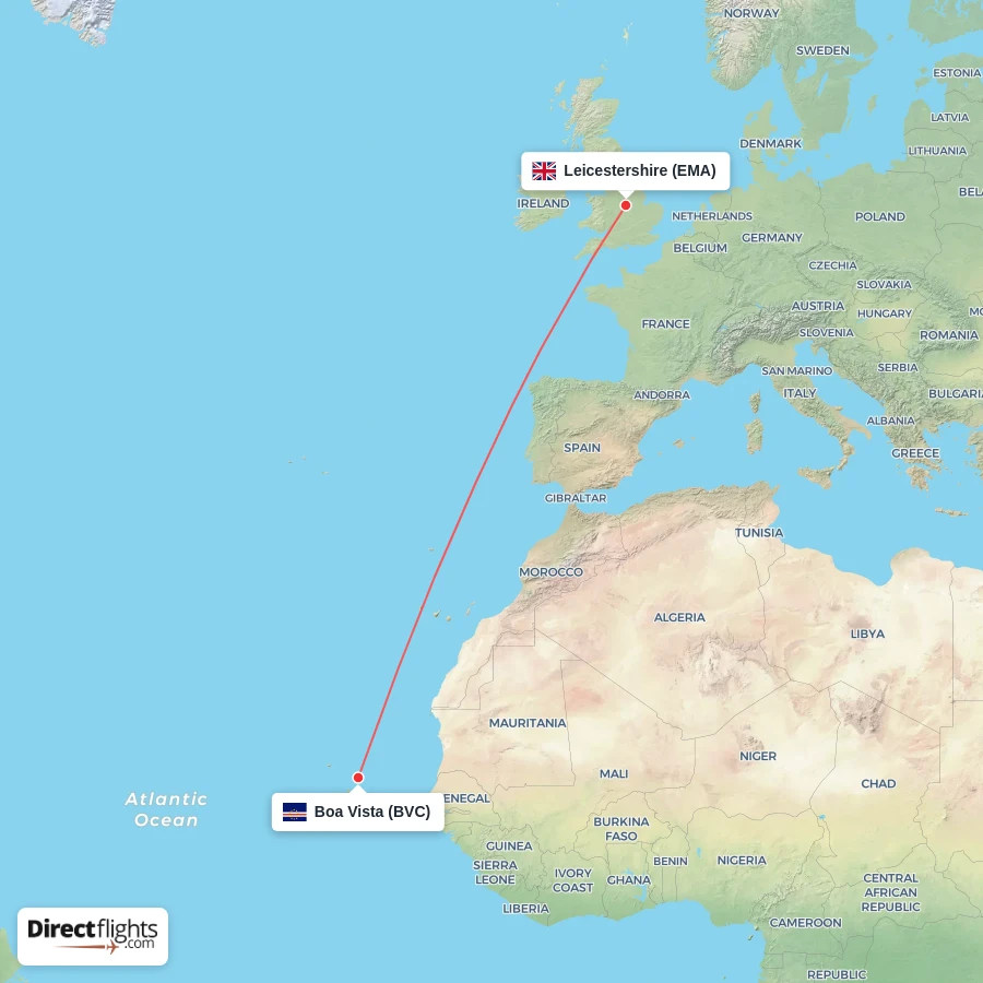 BVC - EMA route map