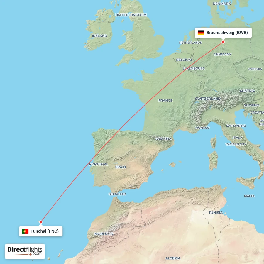 BWE - FNC route map