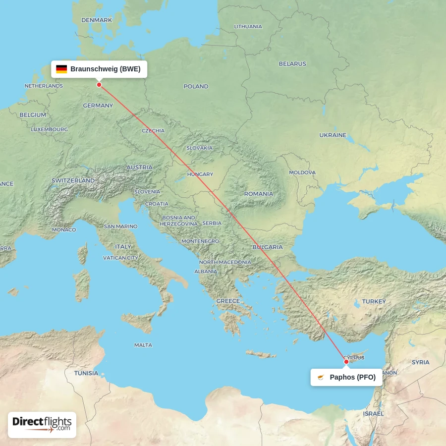 BWE - PFO route map