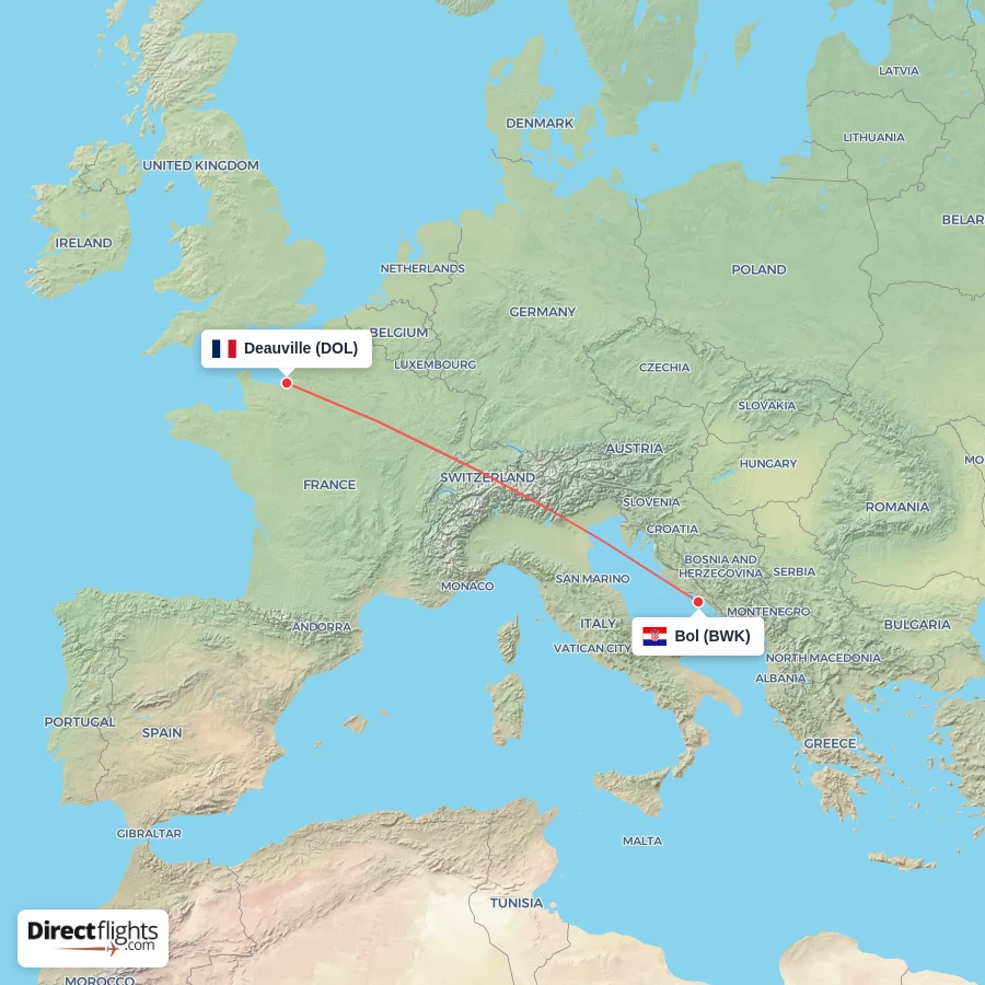 BWK - DOL route map